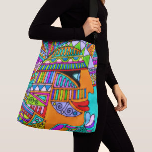 Bolso Cruzado Mano dibujada por EDDArt - Faraón 1