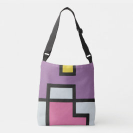 Bolso Cruzado 【mapper #2】幾何学 抽象画 モダン レトロ