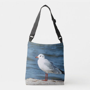 Bolso Cruzado mar, agua, gaviota, ave, viaje, azul, cielo,
