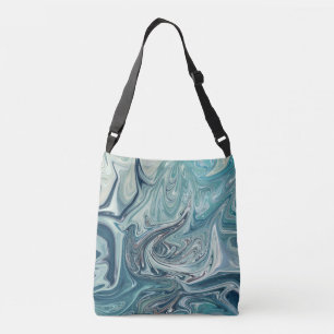Bolso Cruzado Mar duro Mejor pintura abstracta marina