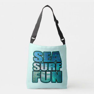 Bolso Cruzado mar, surf, diversión
