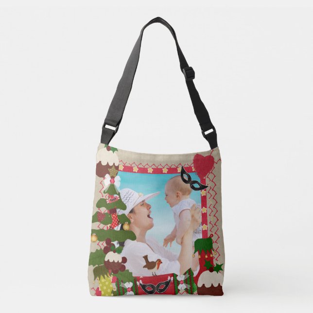 Bolso Cruzado Marco fotográfico de navidades (Anverso)