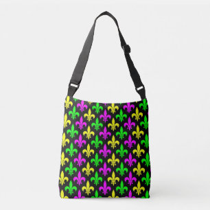 Bolso Cruzado Mardi Gras Fleur De Lis