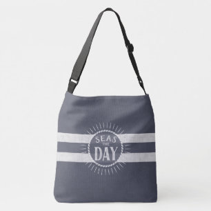 Bolso Cruzado Mares el día y ser un tema náutico de Beach Bum