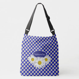 Bolso Cruzado Margaritas de Shasta blancas de encargo