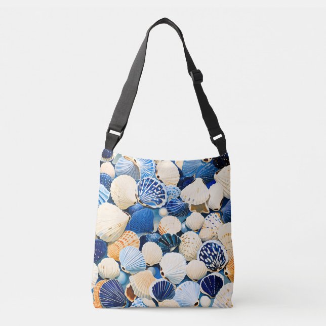 Bolso Cruzado Marinas marinas de verano (Anverso)