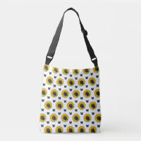 Mariposa azul y girasol