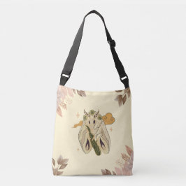 Bolso Cruzado Mariposa Mística Floral Naturaleza