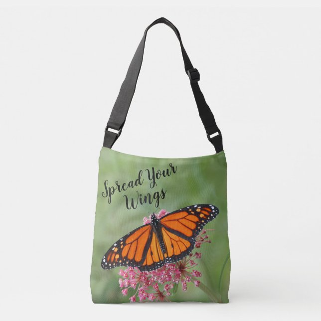Bolso Cruzado Mariposa monarca (Anverso)