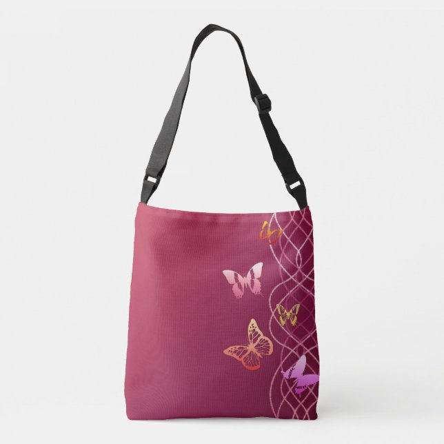 Bolso Cruzado Mariposas (Reverso)