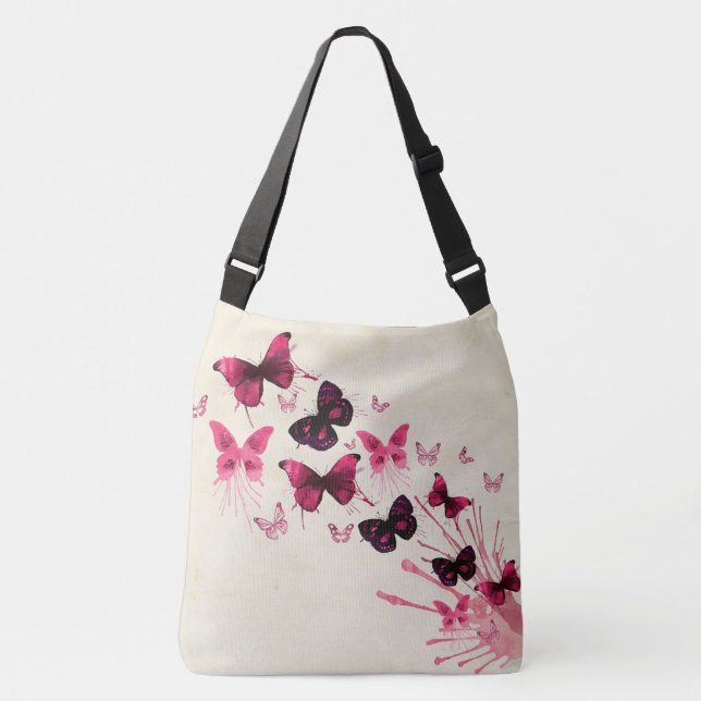 Bolso Cruzado Mariposas (Anverso)