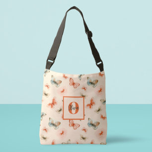 Bolso Cruzado Mariposas Acuarela Modernas