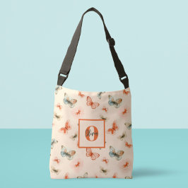 Bolso Cruzado Mariposas acuarelas modernas