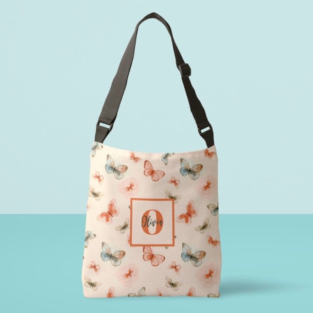 Bolso Cruzado Mariposas acuarelas modernas (Subido por el creador)