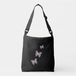 Bolso Cruzado Mariposas de cristal de arcoiris joyas