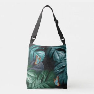 Bolso Cruzado Mariposas de paraídas/salpicaduras de turquesa tro