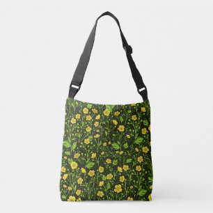 Bolso Cruzado Mariposas en negro