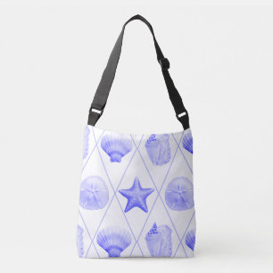 Bolso Cruzado Mariscos de la Costa Azul de la Marina Starfish