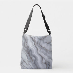 Bolso Cruzado Mármol Audaz Moderno, Inspirado en Piedra Artístic