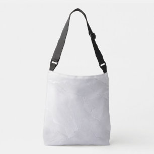 Bolso Cruzado Mármol Blanco Moderno con Remolino