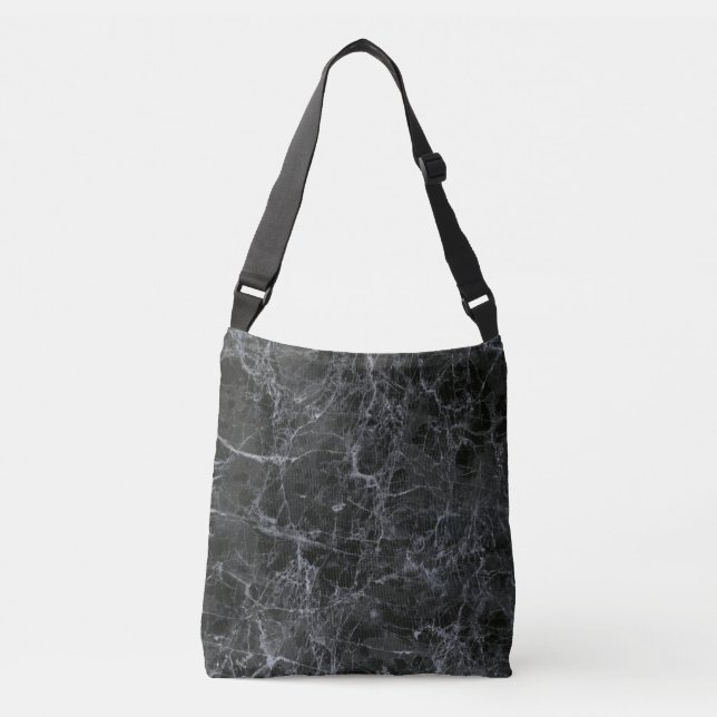 Bolso Cruzado Mármol negro (Anverso)