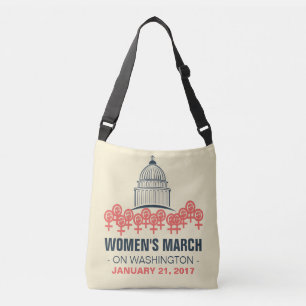 Bolso Cruzado Marzo de las mujeres en la solidaridad de