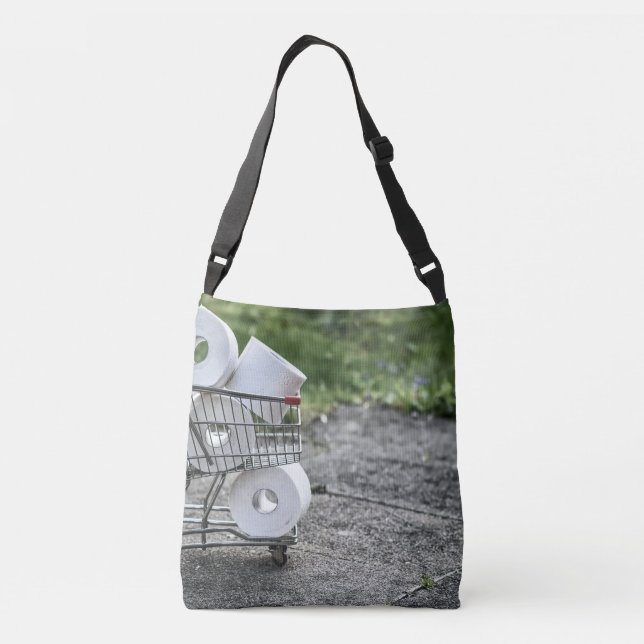 Bolso Cruzado Máscara protectora de virus de Corona (Reverso)