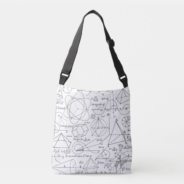 Bolso Cruzado Math Pattern Tote Bag (Anverso)