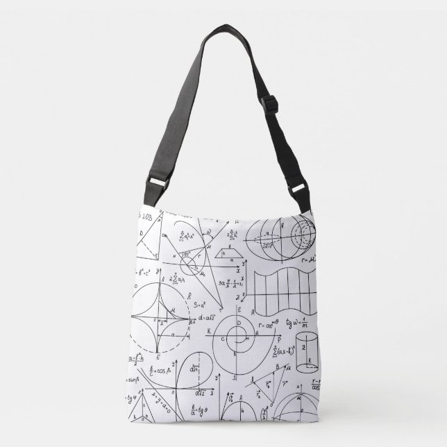 Bolso Cruzado Math Pattern Tote Bag (Anverso)