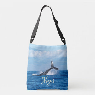 Bolso Cruzado Maui Hawaii Ocean Whale Tail