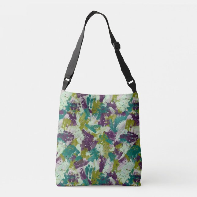 Bolso Cruzado Maximalist Paint Splatters (Reverso)