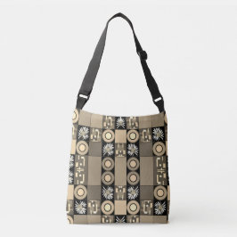 Bolso Cruzado Mazipoodles Patchwork Quilt 2 Sepia