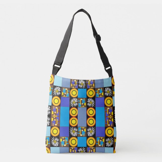 Bolso Cruzado Mazipoodles Patchwork Quilt 3 Blue (Anverso)