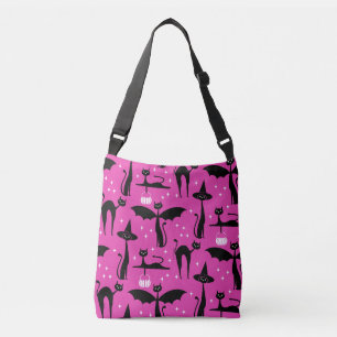 Bolso Cruzado MCM Halloween Vestir gatos Minimalistas rosados