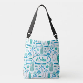 Bolso Cruzado MCM Hawaiian Village - Blue
