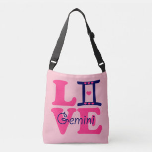 Bolso Cruzado ♊ 😍 Me Encanta El Rótulo Gemini-Best-Zodiac Todo-