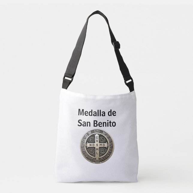 Bolso Cruzado medalla de San Benito (Anverso)