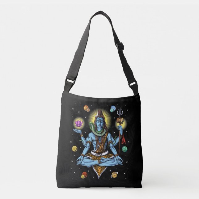Bolso Cruzado Meditación de Shiva (Anverso)