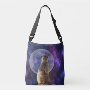 Bolso Cruzado Meerkat En Blue Moonlight Night Watch,