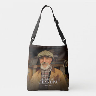 Bolso Cruzado Mejor Abuelo Desde 20XX Foto Simple y Elegante