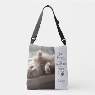 Bolso Cruzado Memorial de gato con foto personalizada