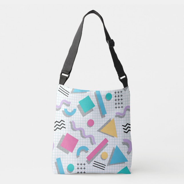 Bolso Cruzado Memphis Shapes (Anverso)