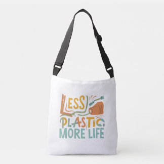 Bolso Cruzado Menos Plástico, Más Vida.
