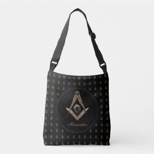 Bolso Cruzado Mentes masónicas (dorado)