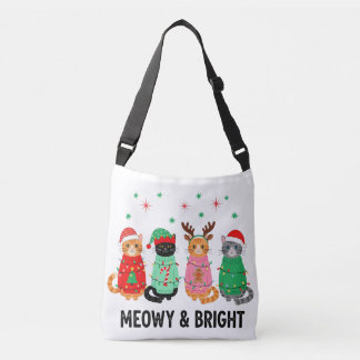 Bolso Cruzado Meowy Navidades Cat
