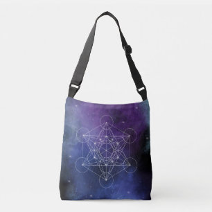 Bolso Cruzado Metatrón, chakra, zen, geométrica sagrada, geometr