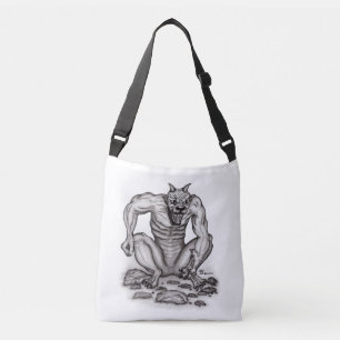 Bolso Cruzado Mezcla-Criatura - duende, Golem y diablo