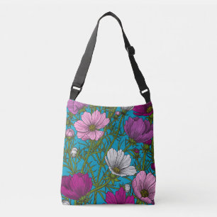 Bolso Cruzado Mezcla de cosmos en azul