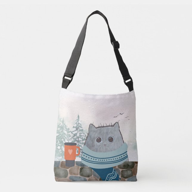 Bolso Cruzado Mi cabeza en el cielo (Anverso)