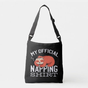 Bolso Cruzado Mi camiseta oficial para dormir la siesta - Lazy l